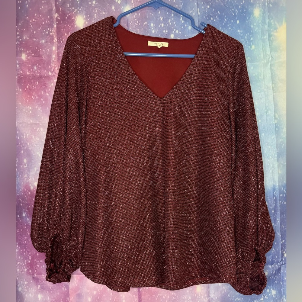 Maurice’s shimmer blouse 🛍